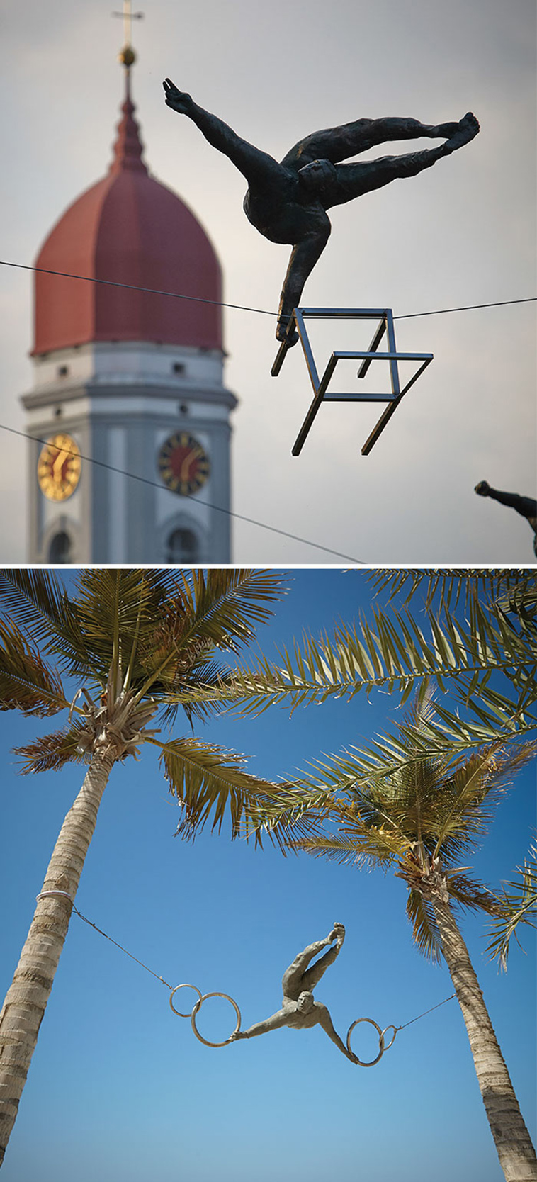 sculptures defying gravity laws of physics