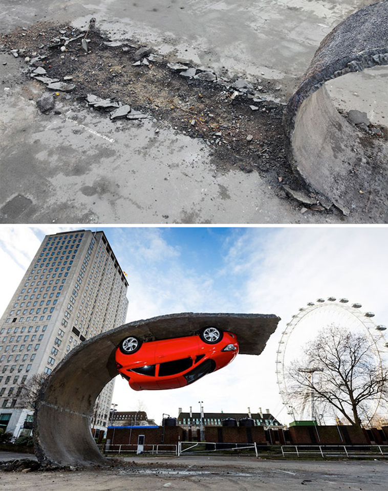 sculptures defying gravity laws of physics