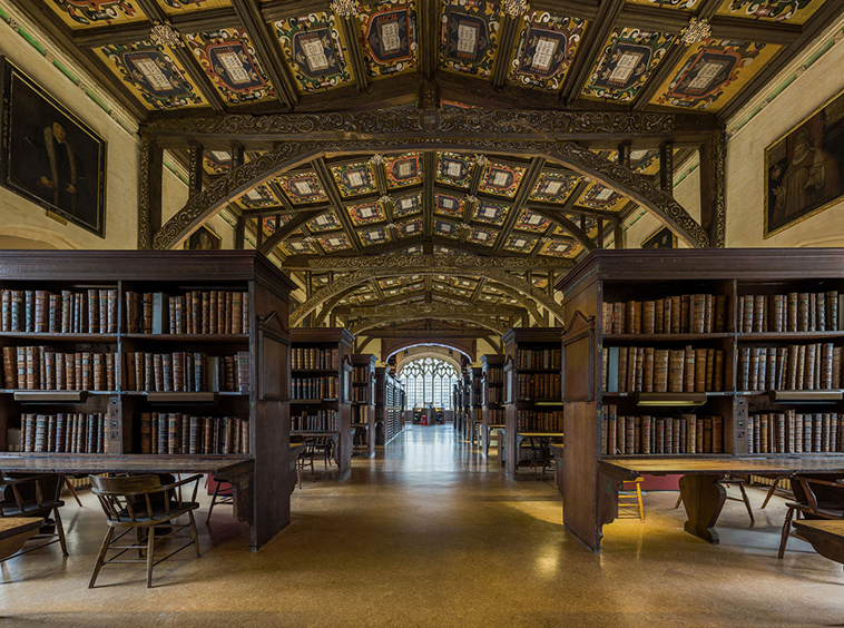 One of the World’s Oldest Reading Room at the University of Oxford