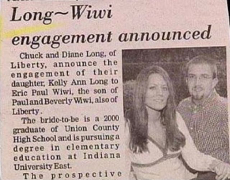 funny wedding announcement names