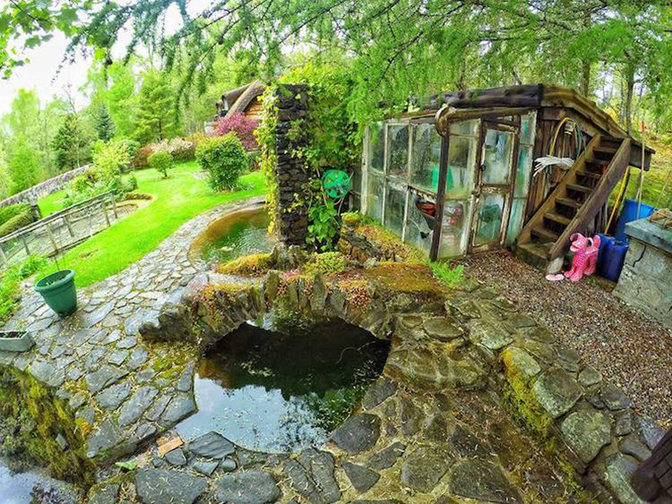 lord of the rings fan builds his own hobbit house