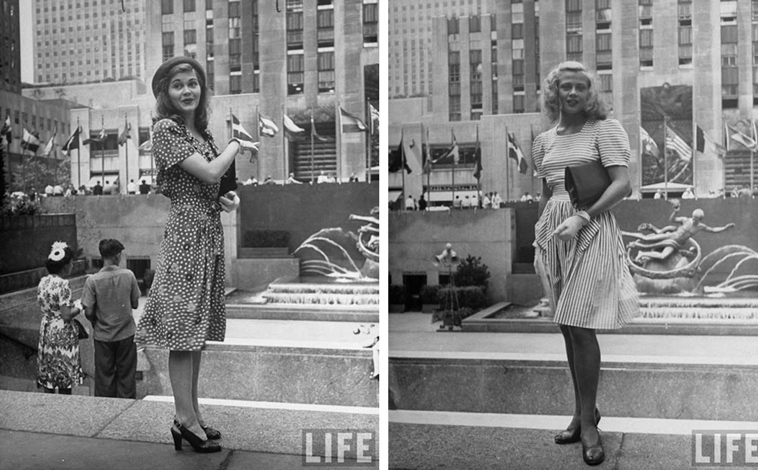 1940s new york street style