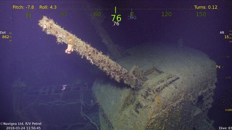 Wreckage of Historic Warship