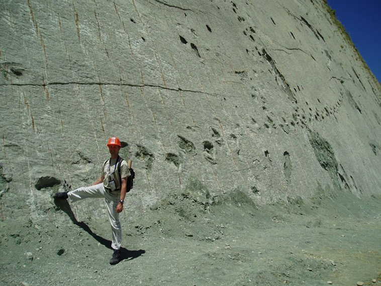 cal orko wall of dinosaur footprints sucre bolivia