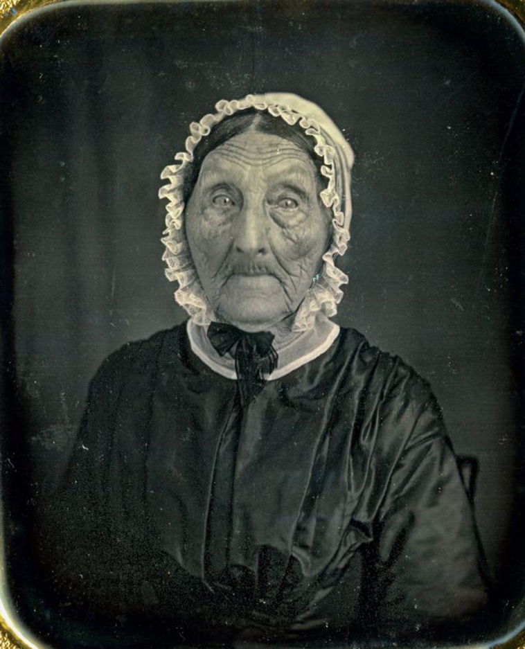 elderly women born 1700s