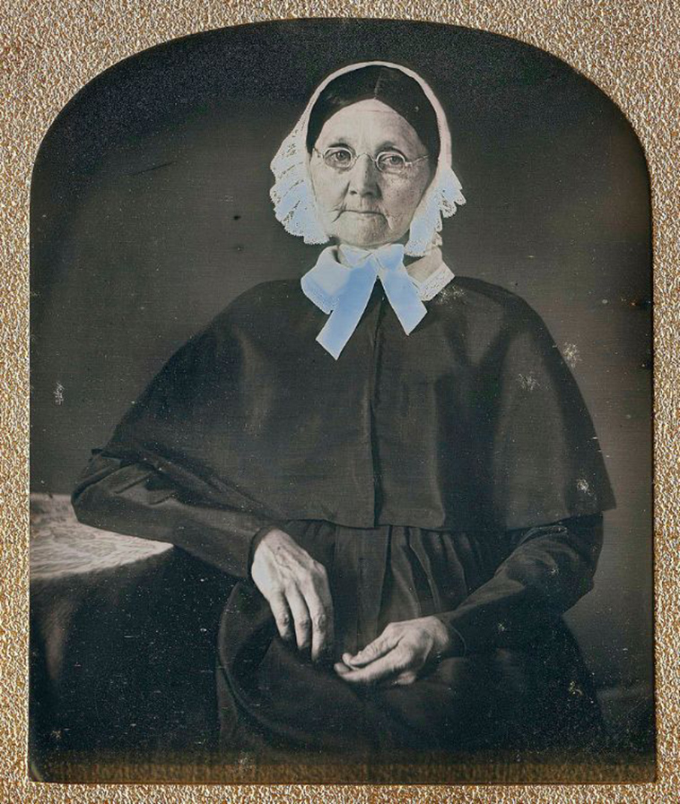 elderly women born 1700s