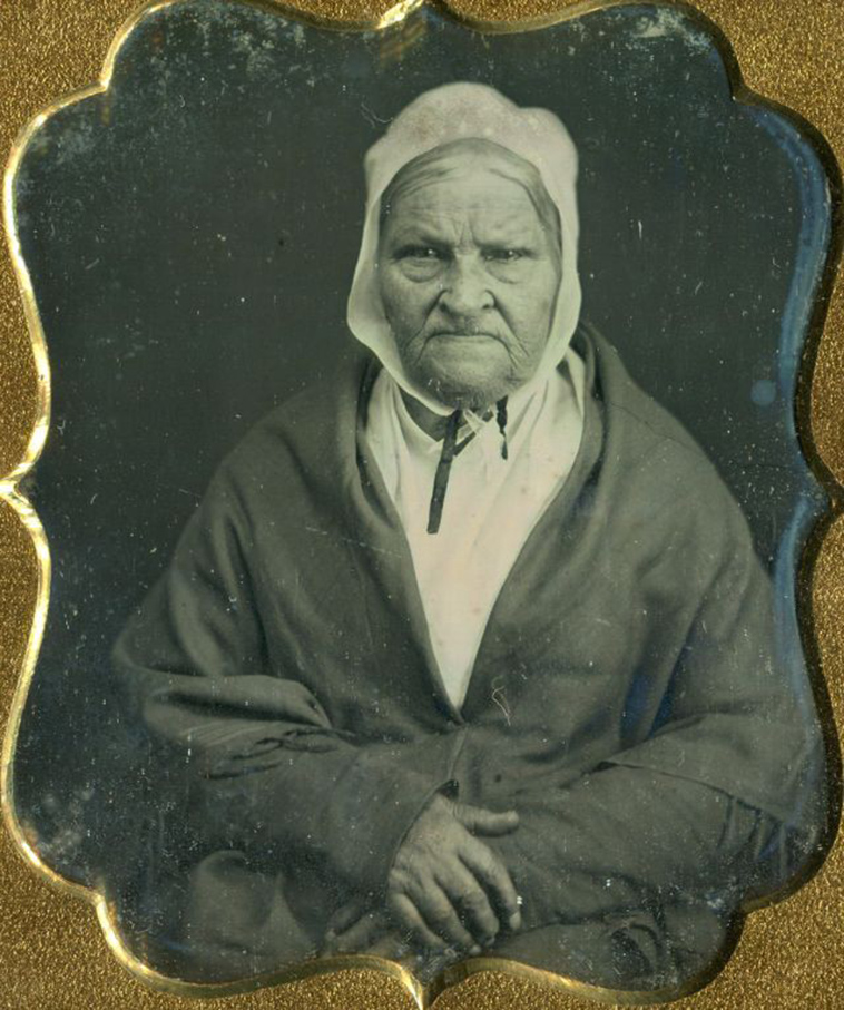 elderly women born 1700s