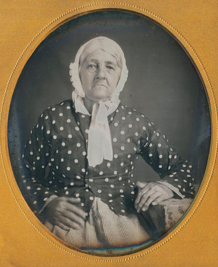 elderly women born 1700s