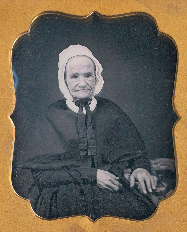 elderly women born 1700s