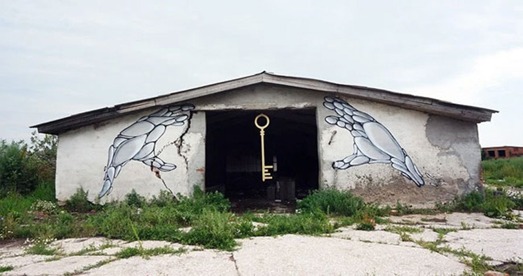 eyes wide open stunning street art