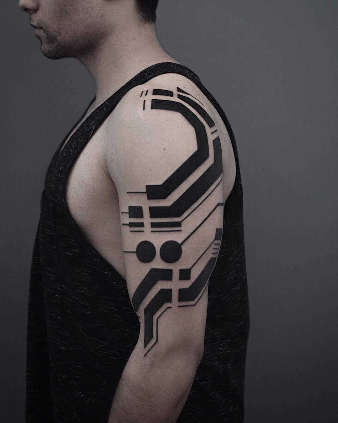 futuristic tattoos georgie williams