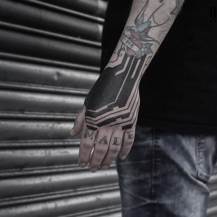 futuristic tattoos georgie williams