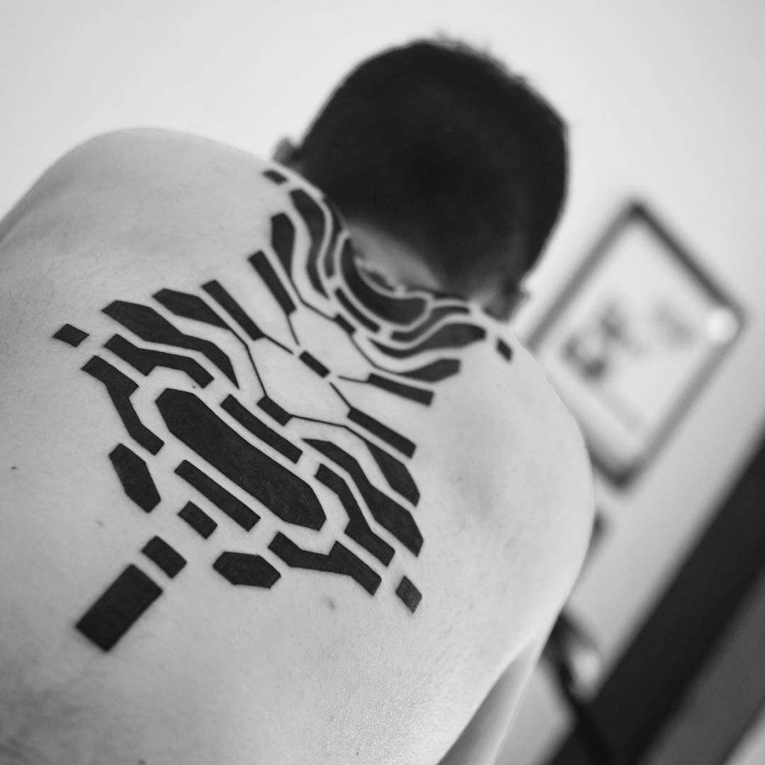 futuristic tattoos georgie williams