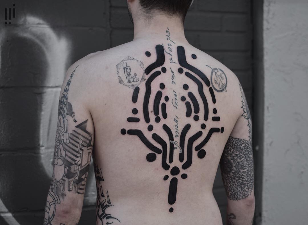 futuristic tattoos georgie williams