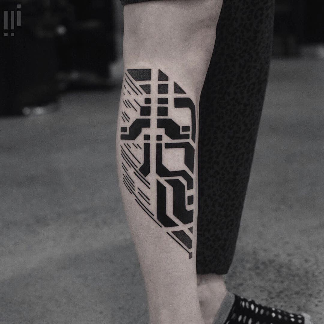 futuristic tattoos georgie williams