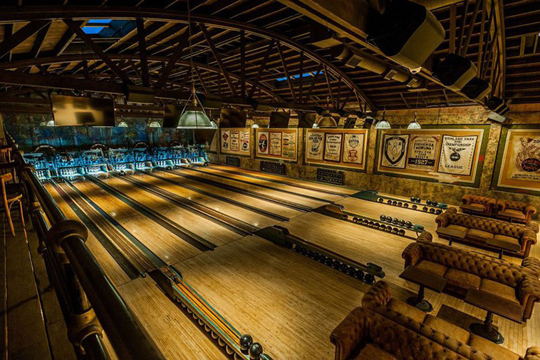 steampunk bowling alley