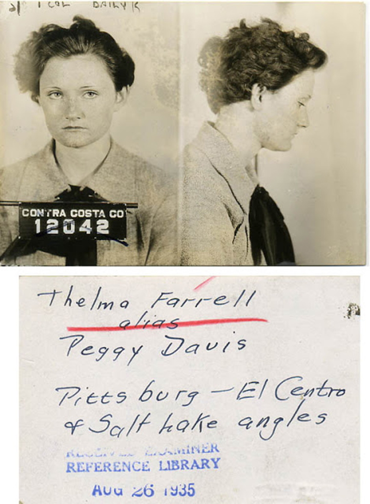 vintage bad girl mugshots