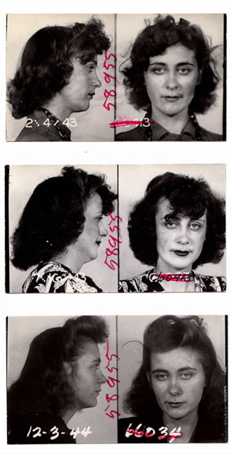 vintage bad girl mugshots