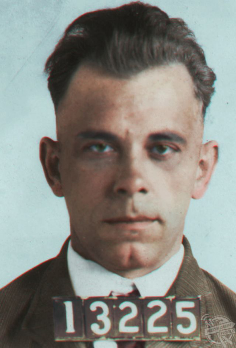 america most notorious criminals colorized photos