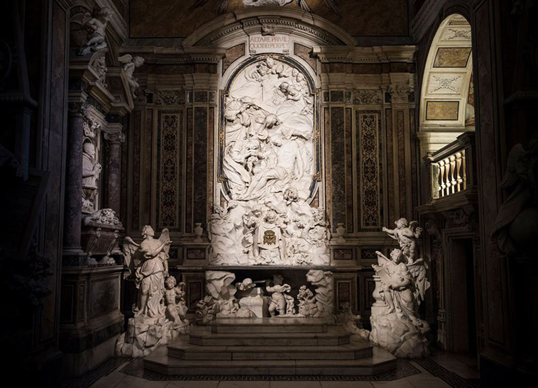 sculptures of museo cappella sansevero naples italy