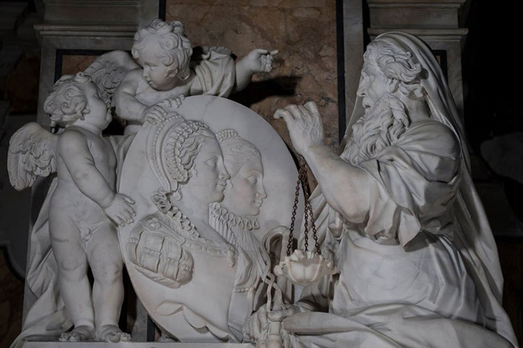 sculptures of museo cappella sansevero naples italy