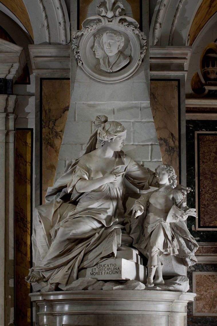sculptures of museo cappella sansevero naples italy