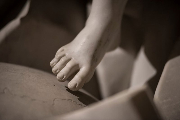 sculptures of museo cappella sansevero naples italy