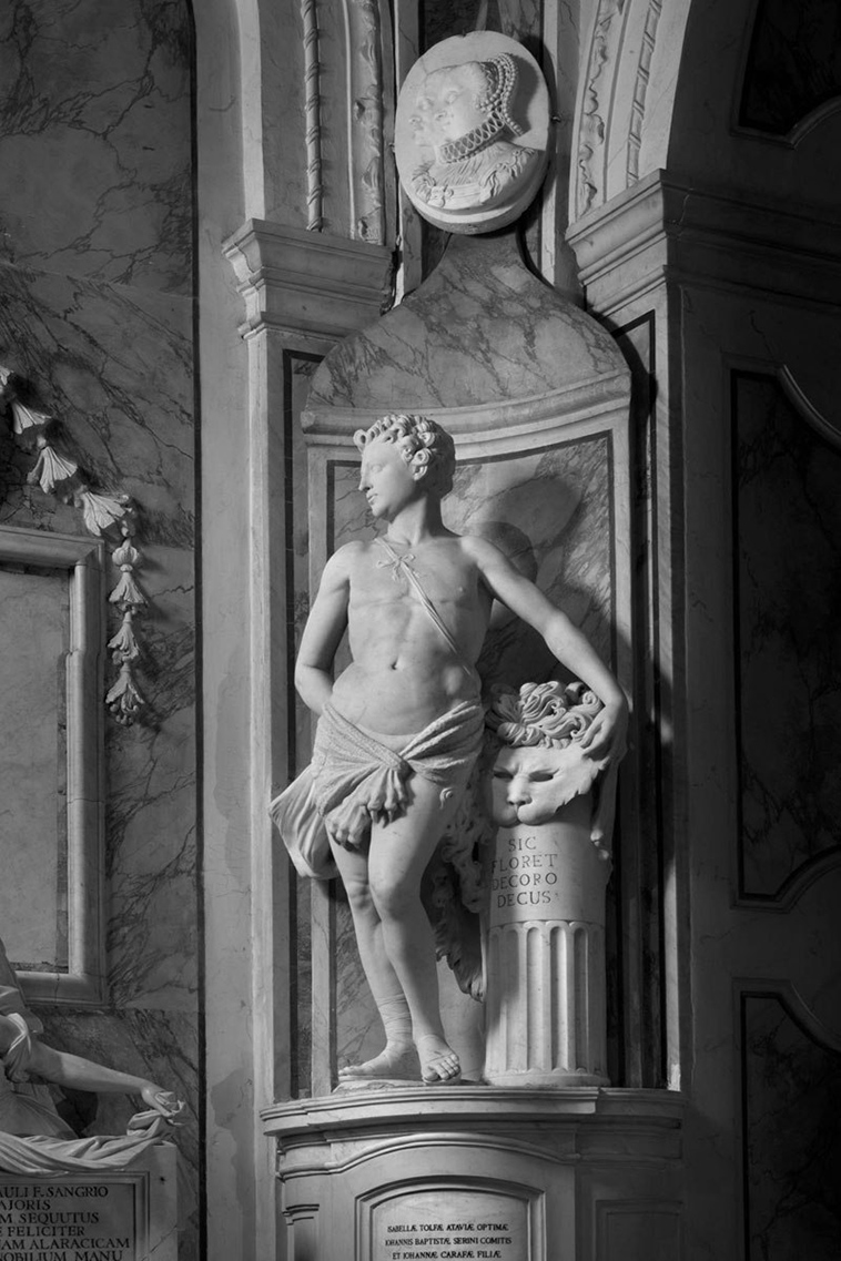 sculptures of museo cappella sansevero naples italy