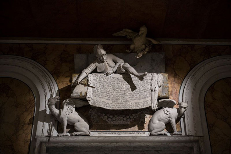 sculptures of museo cappella sansevero naples italy