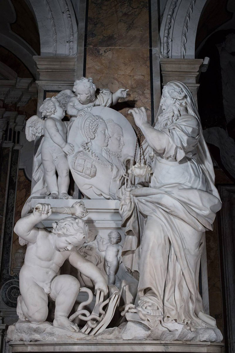 sculptures of museo cappella sansevero naples italy