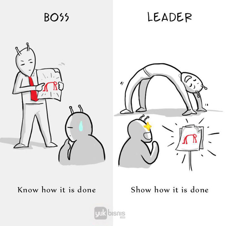 cartoons-differences-boss-vs-leader