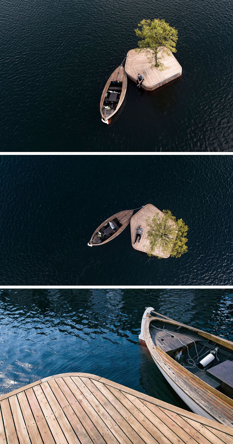 floating island with tree copenhagen