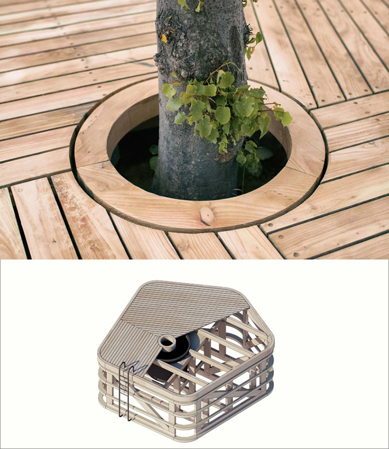 floating island with tree copenhagen