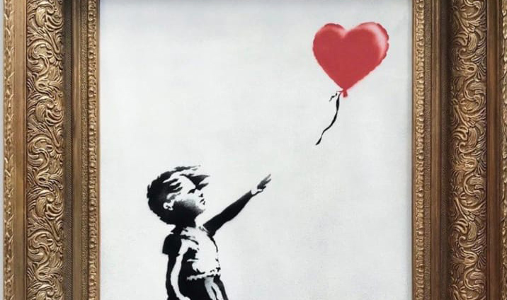 Banksy Painting Self-Destructs Seconds After Being Sold For $1.4 ...