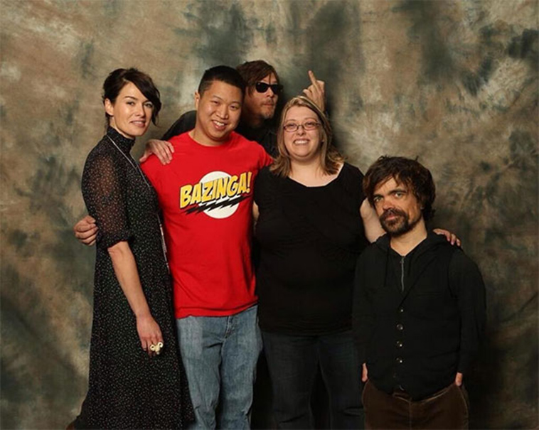 celebrity photobombs