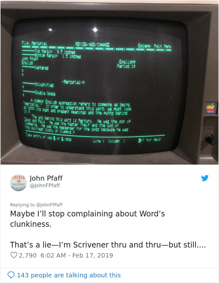 professor finds 30 year old apple mac computer