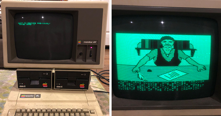 professor finds 30 year old apple mac computer