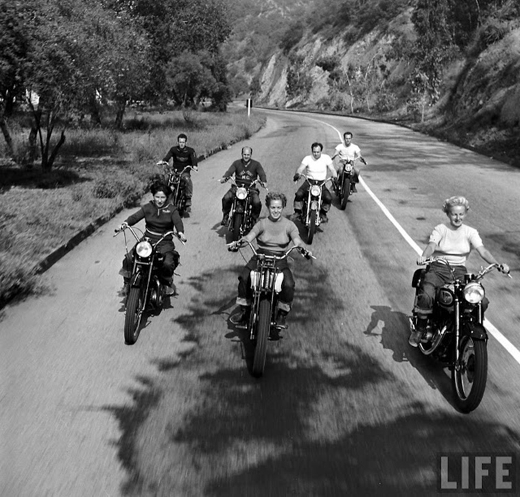 1940s bike girls
