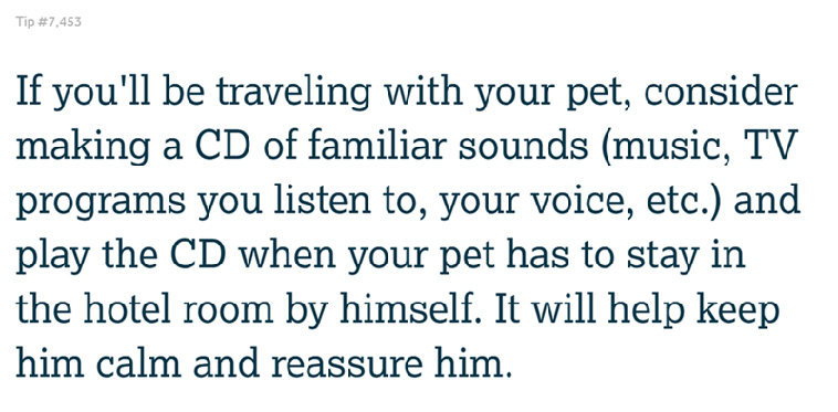 Pet Owner Tips