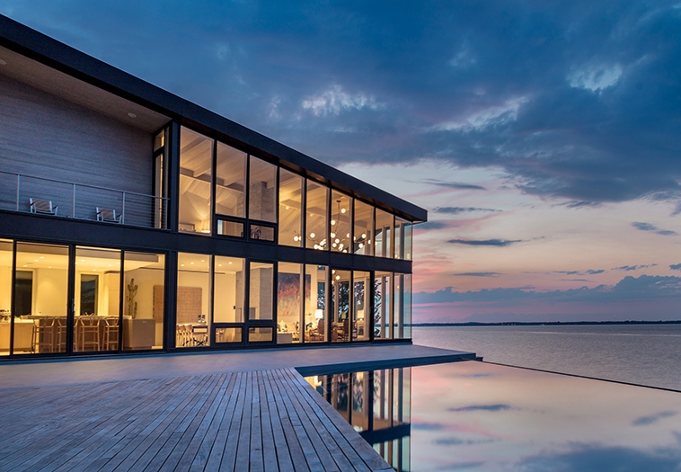 cedar clad retreat