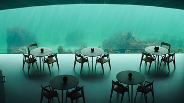europe first underwater restaurant under snohetta norway