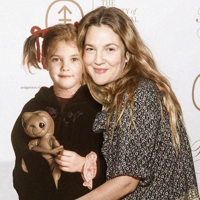 younger celebrities then and now