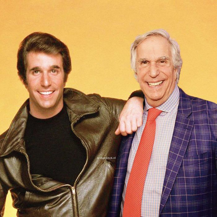 younger celebrities then and now