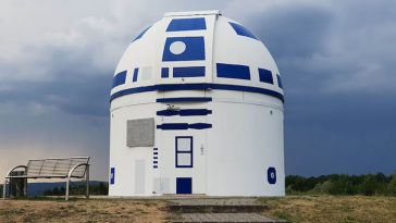 german professor star wars fan repaints observatory
