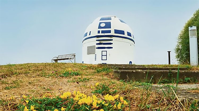 german professor star wars fan repaints observatory