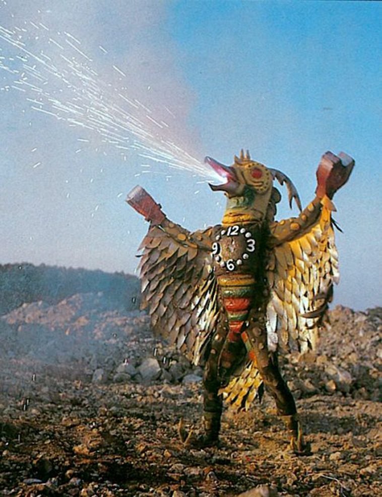 awkward vintage japanese movie monsters