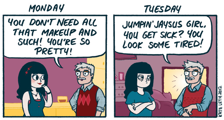 double standards illustrations
