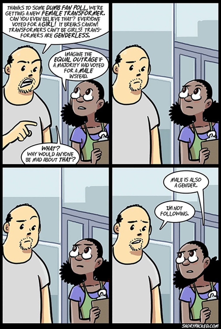 double standards illustrations