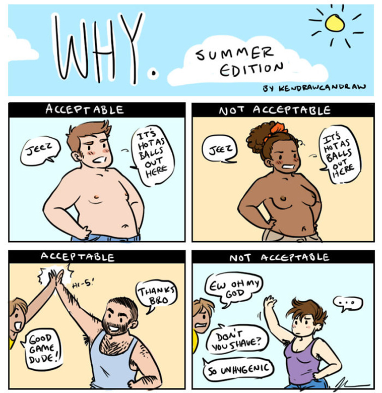 double standards illustrations
