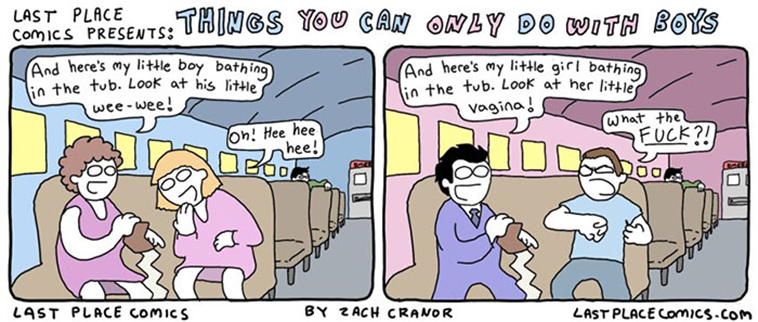 double standards illustrations